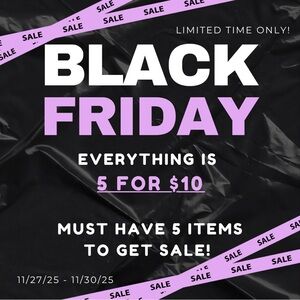 🎁🎁🎁BLACK FRIDAY SALE🎁🎁🎁 11/27/25-11/30/25